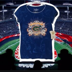 Florida GATORS top By EMERSON St. Size S Royal Blue Orange